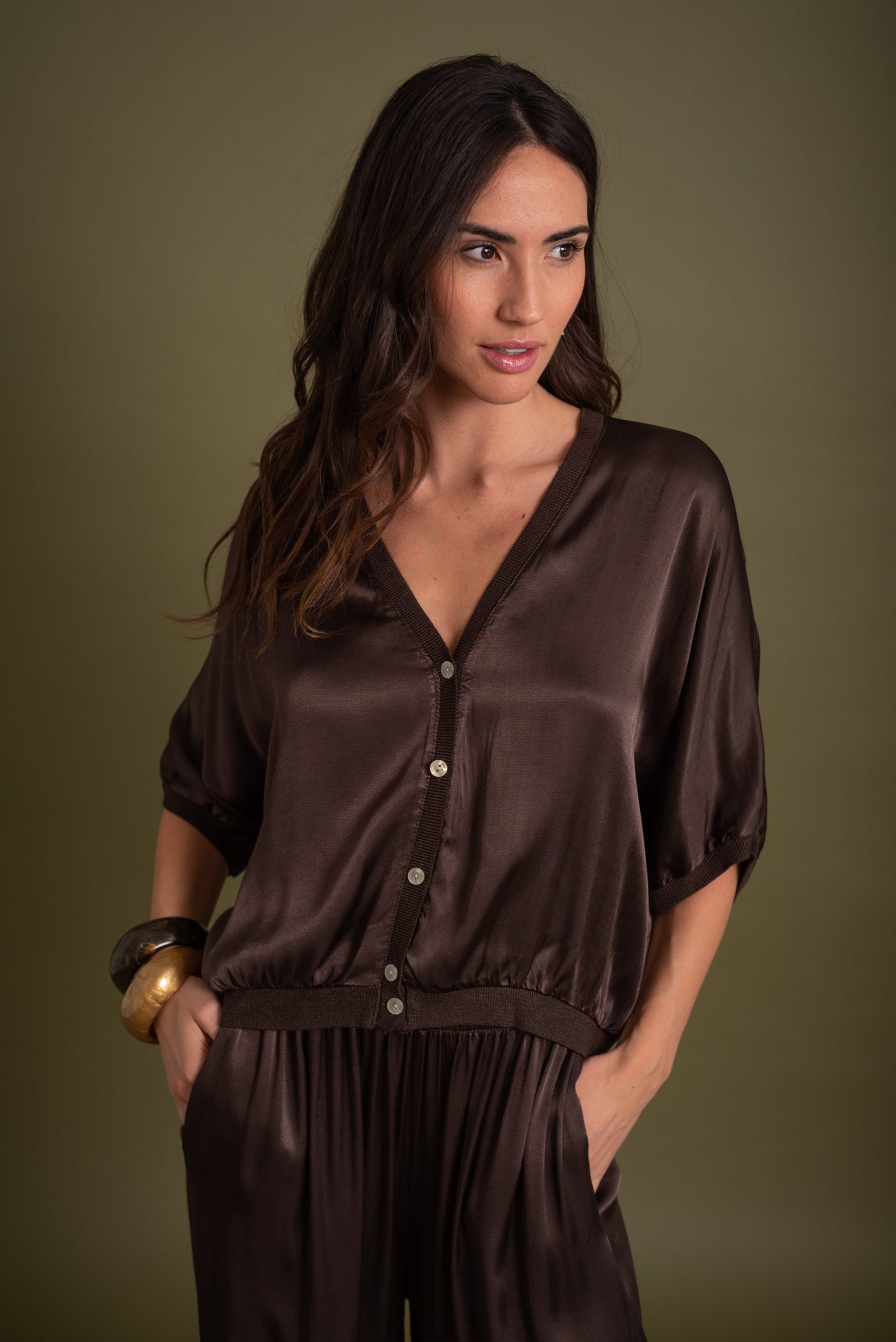 Chaqueta Pravia Chocolate