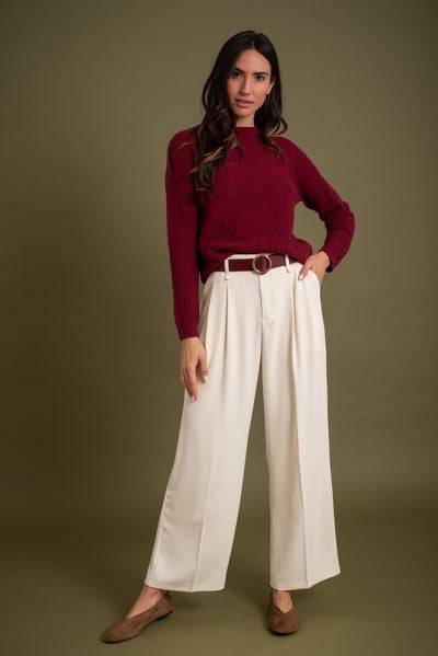 Pantalon Pinza Crudo