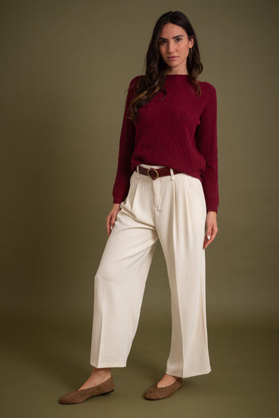 Pantalon Pinza Crudo