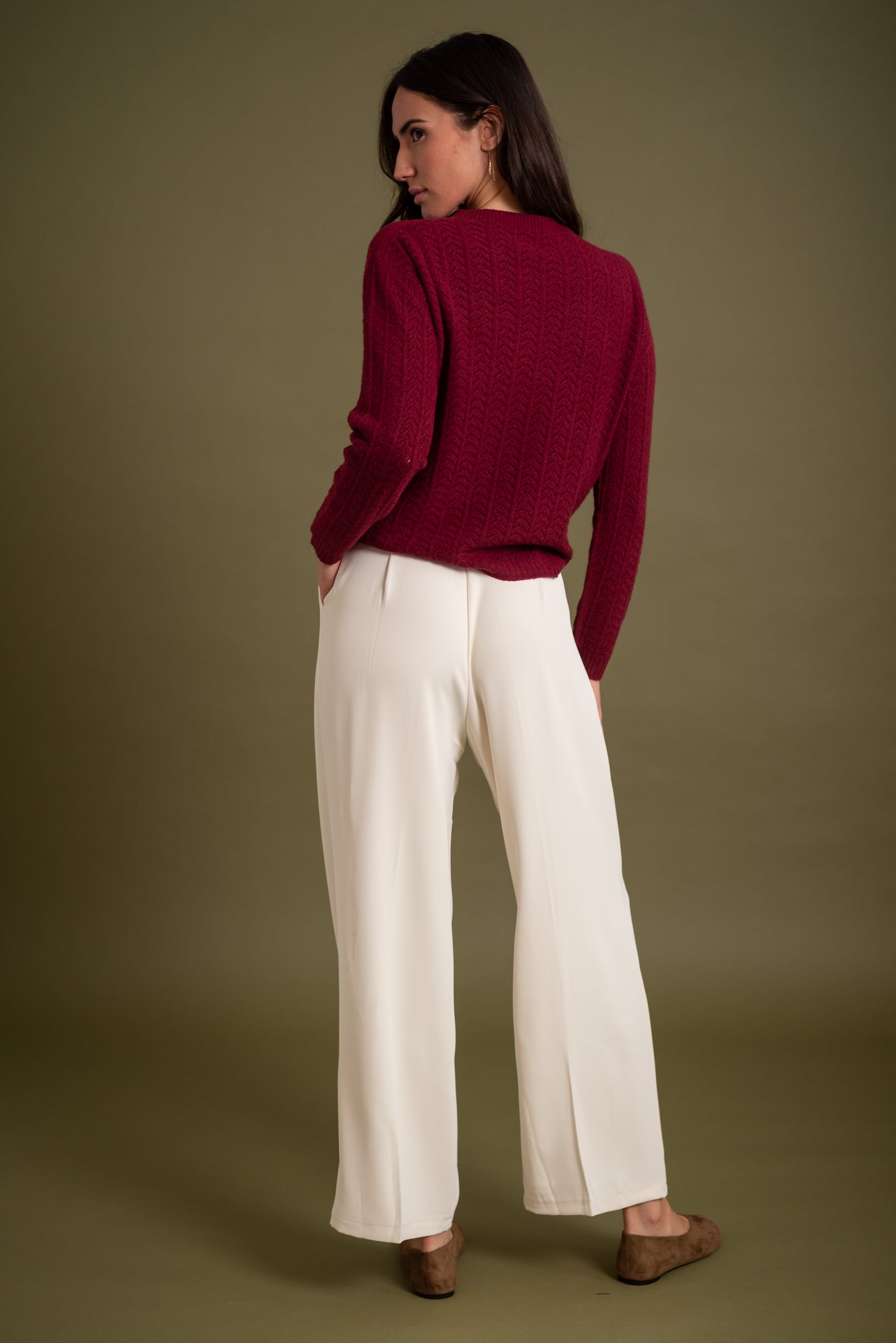 Pantalon Pinza Crudo