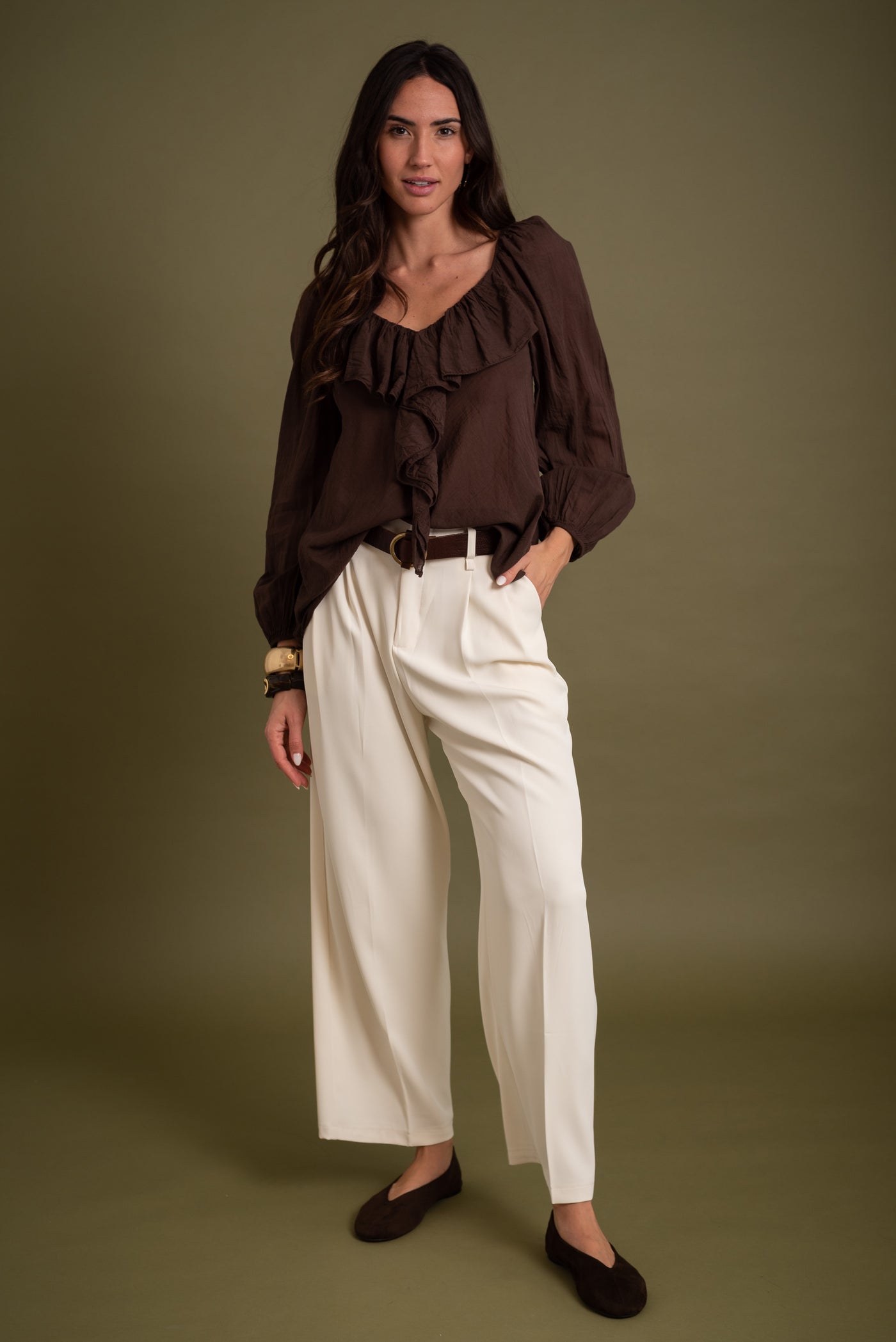 Blusa Ainara Chocolate