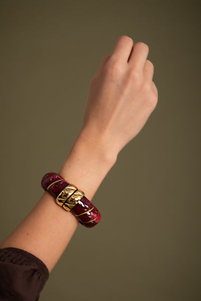 Brazalete Burdeos
