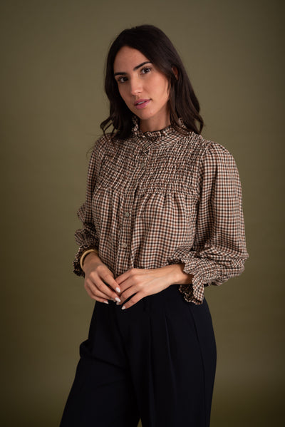 Blusa Carla Camel