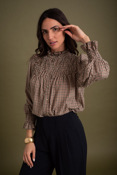 Blusa Carla Camel
