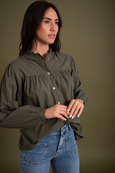 Blusa Laura Verde Caza