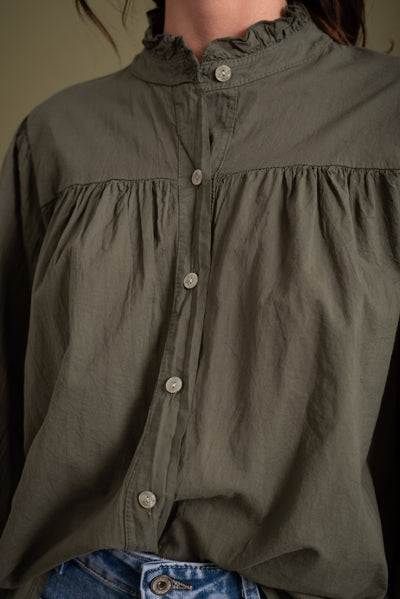 Blusa Laura Verde Caza
