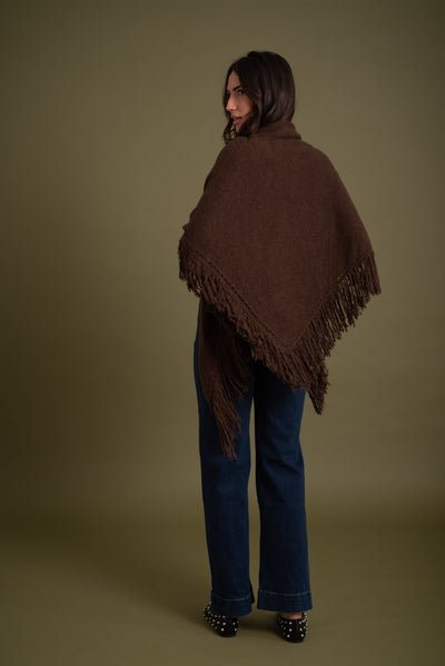 Poncho París Chocolate