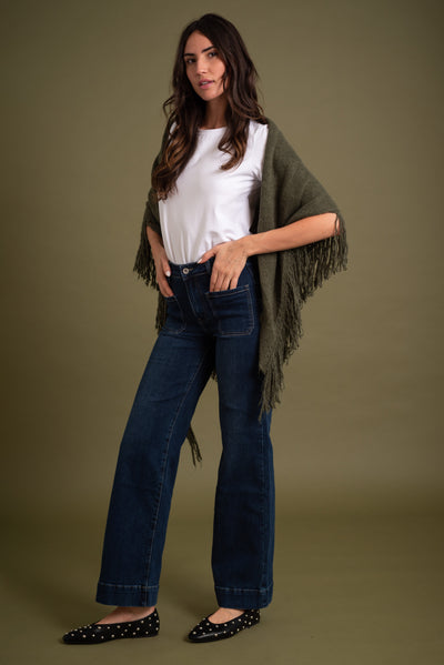 Poncho París Verde Caza