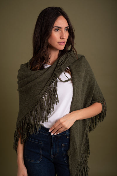 Poncho París Verde Caza