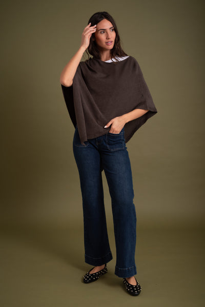 Poncho Olga Chocolate
