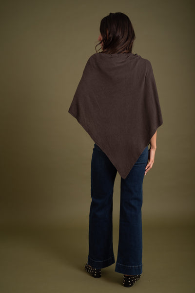 Poncho Olga Chocolate