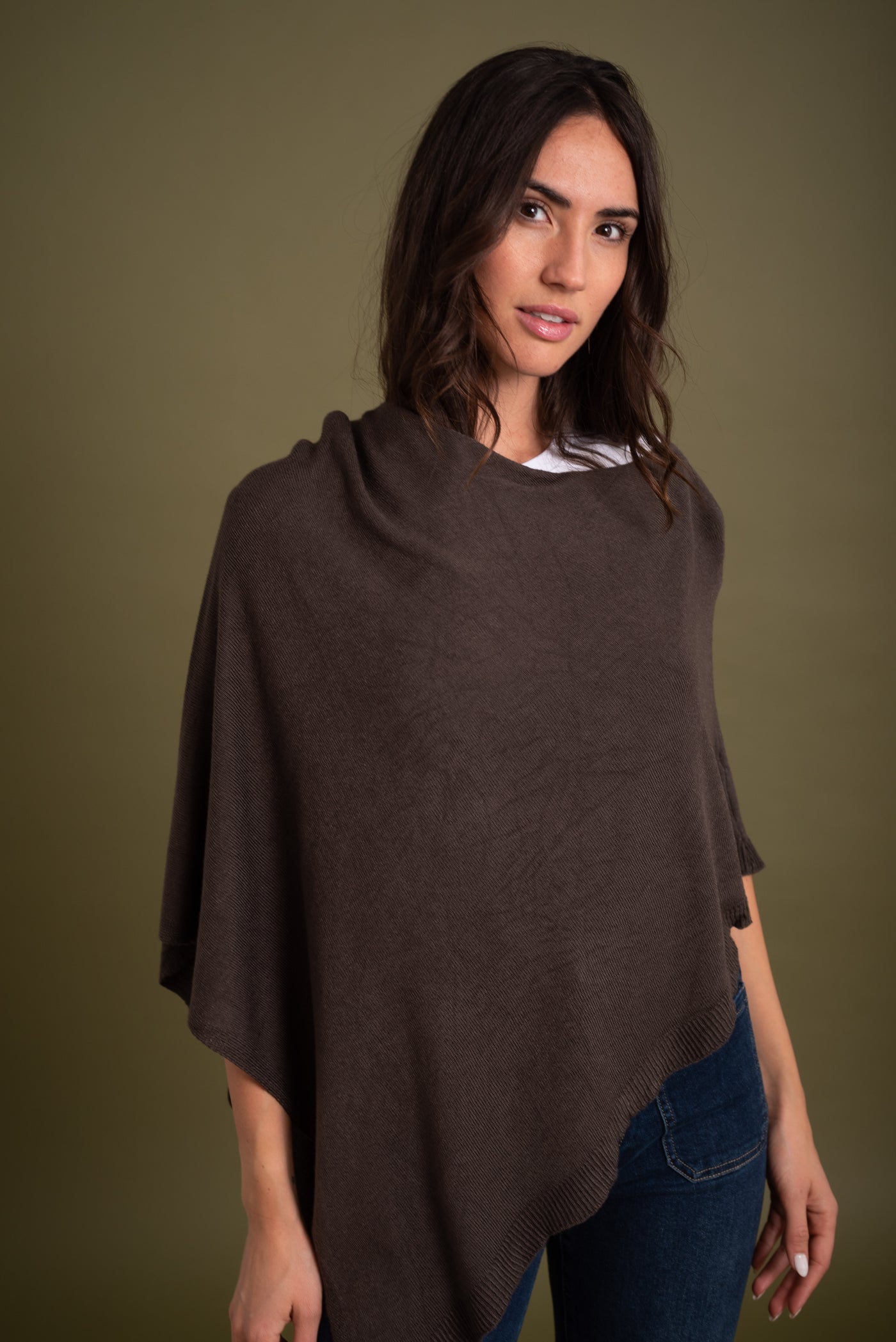 Poncho Olga Chocolate