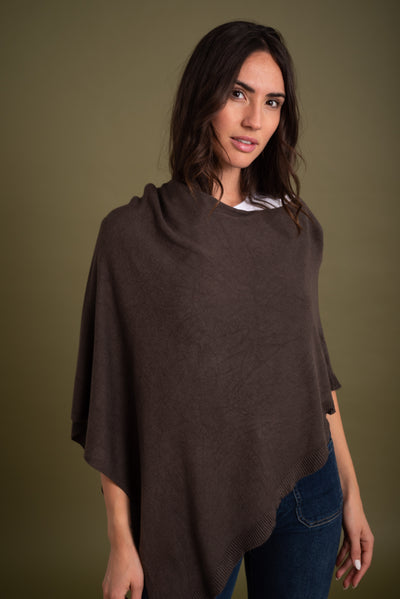 Poncho Olga Chocolate