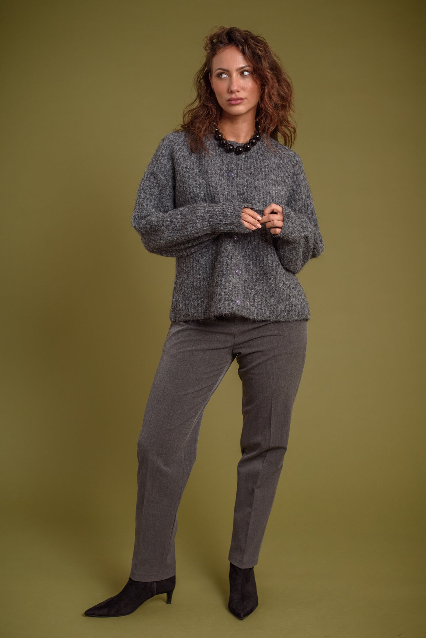 Cardigan Amanda Gris