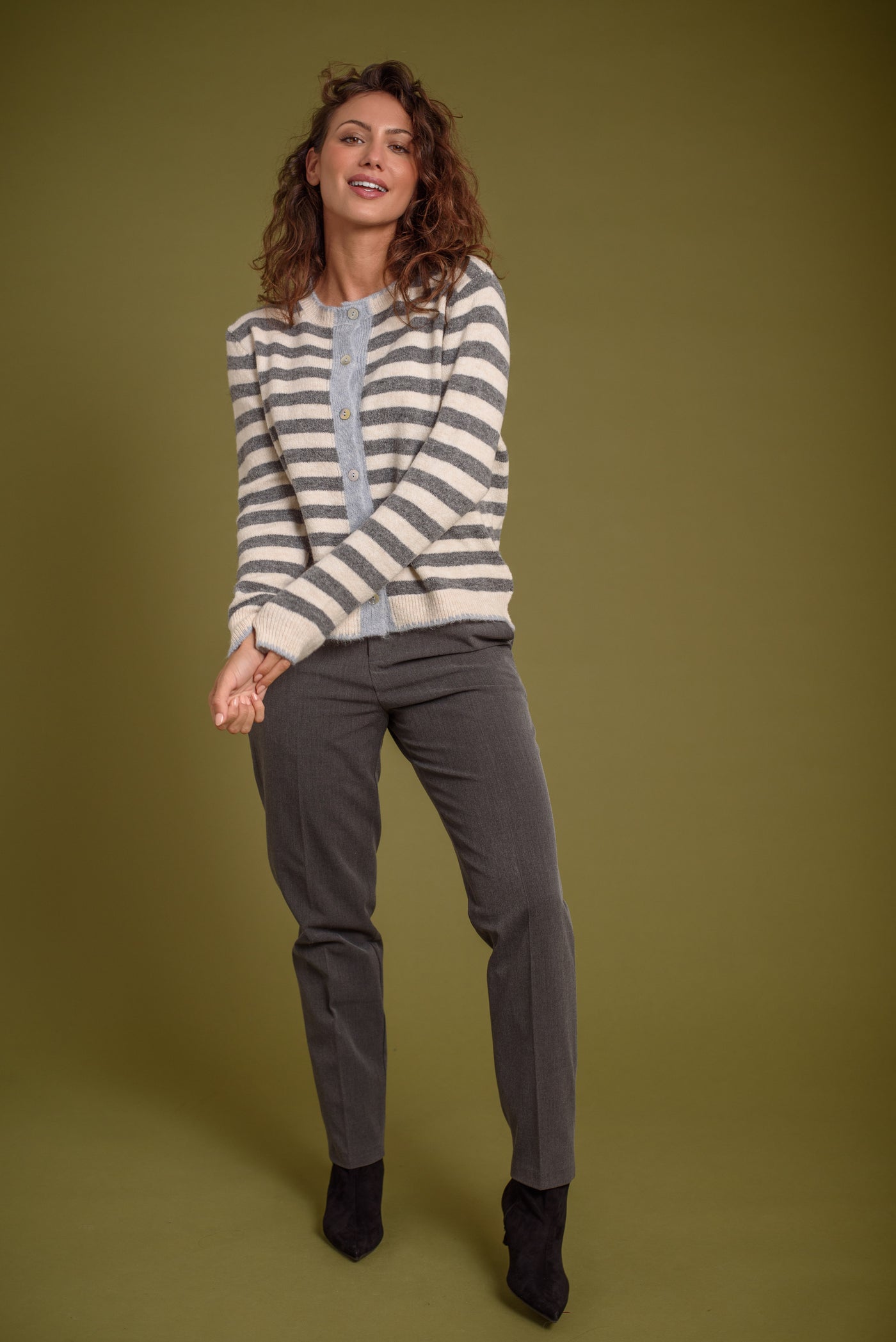 Cardigan Abigail Gris