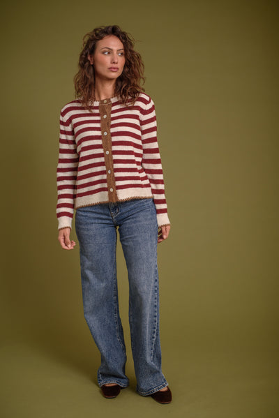 Cardigan Abigail Burdeos