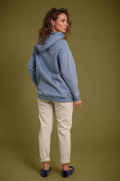 Sudadera Porcentaje Azul