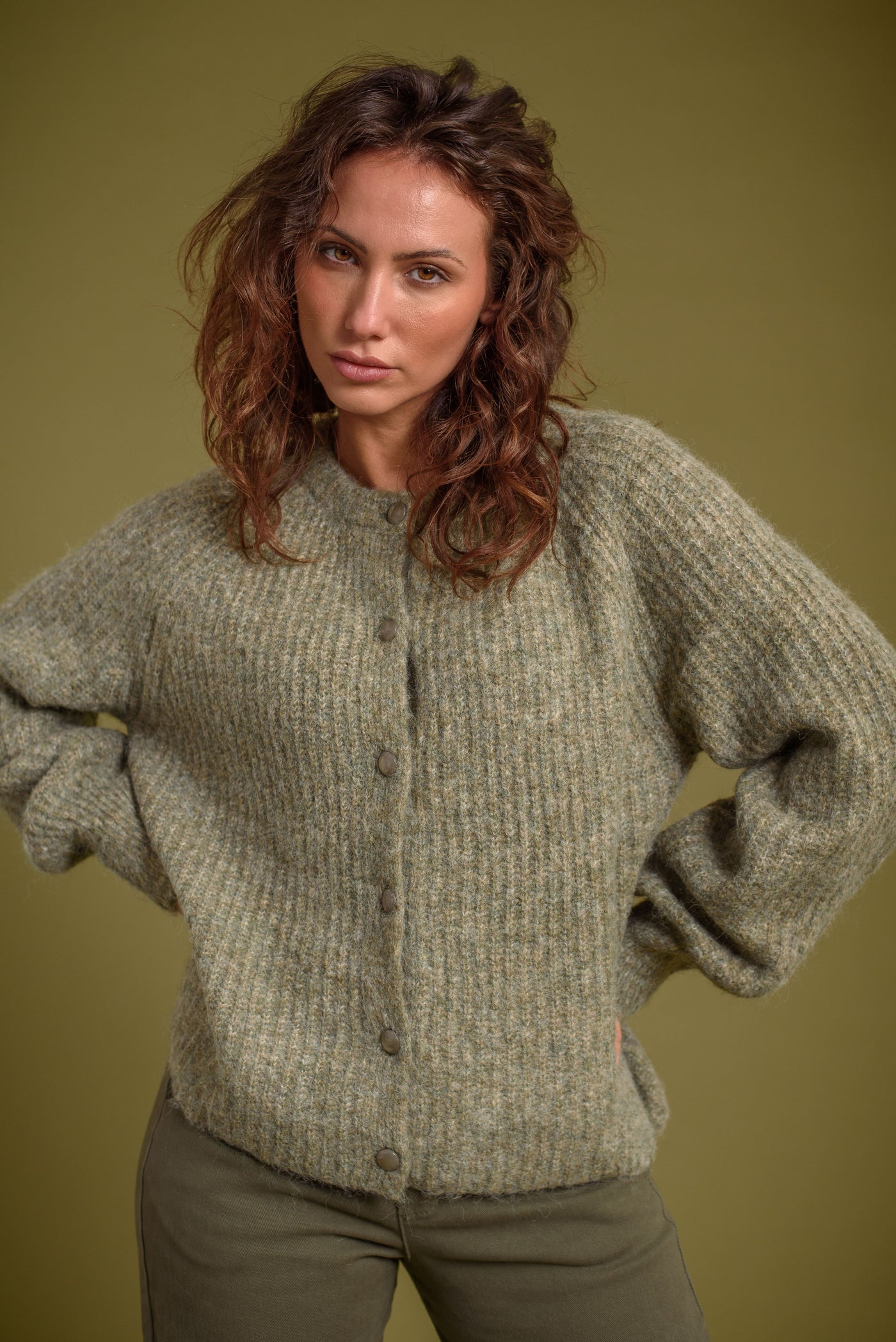 Cardigan Amanda Verde