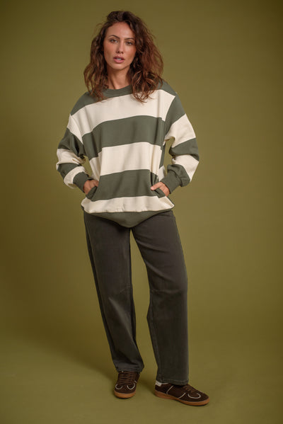 Sudadera Teresa Verde Caza