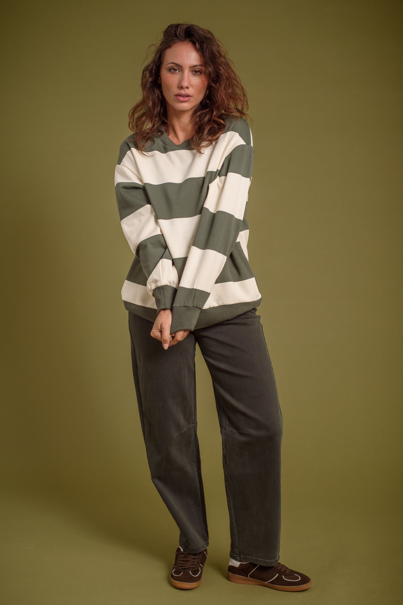 Sudadera Teresa Verde Caza