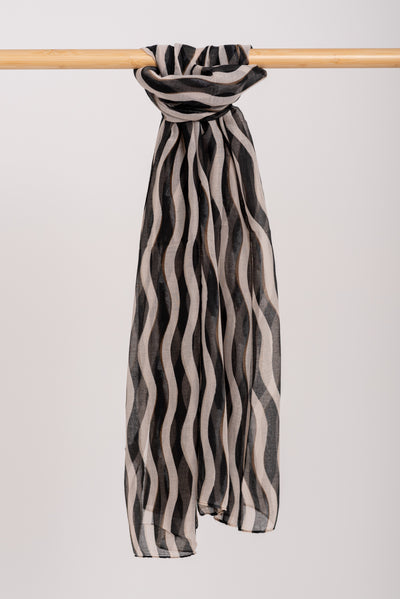 Fular Ondas Negro