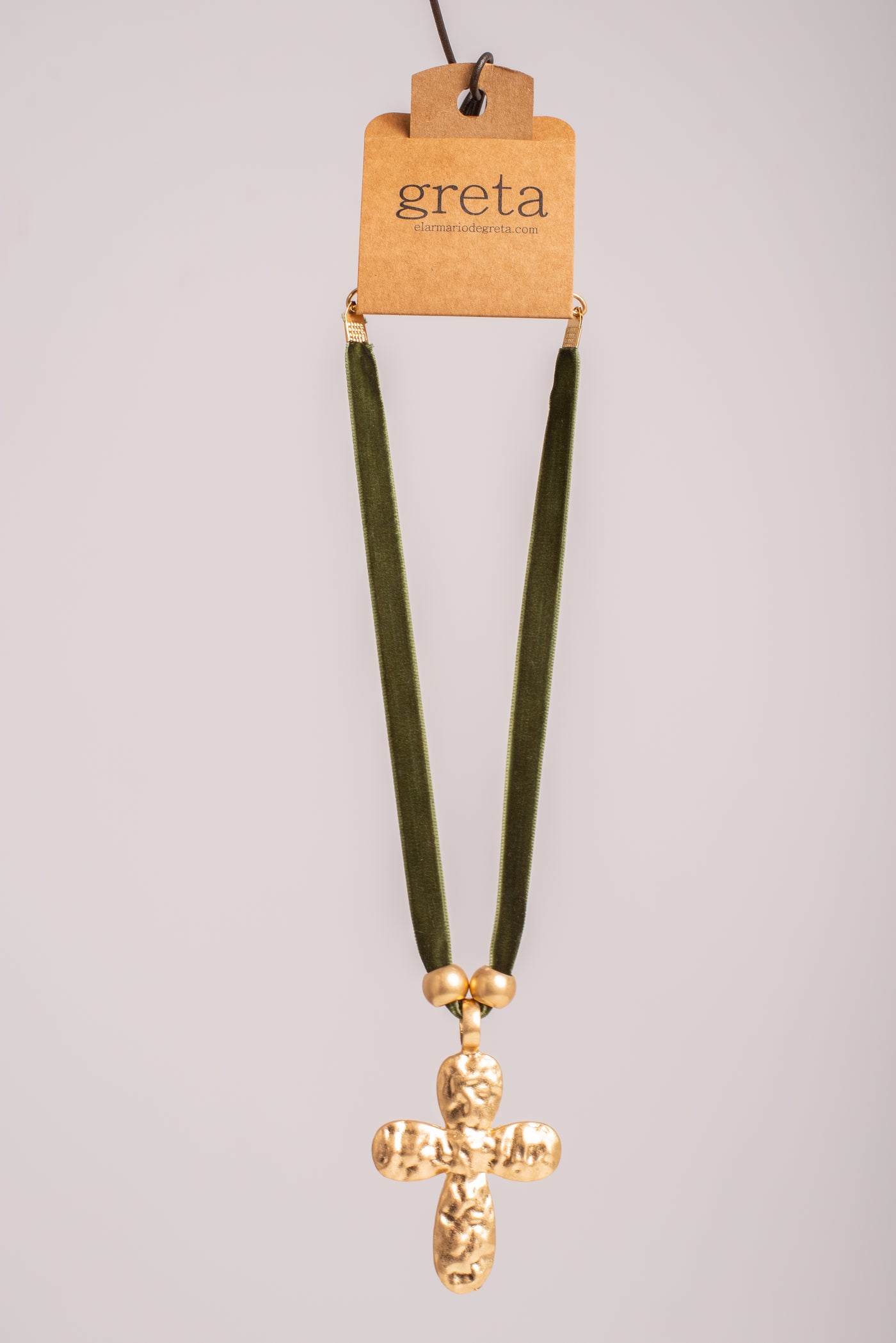 Collar Cruz Verde