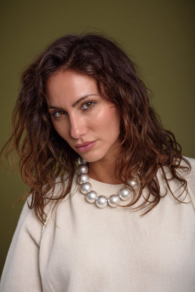 Collar Leire Plateado