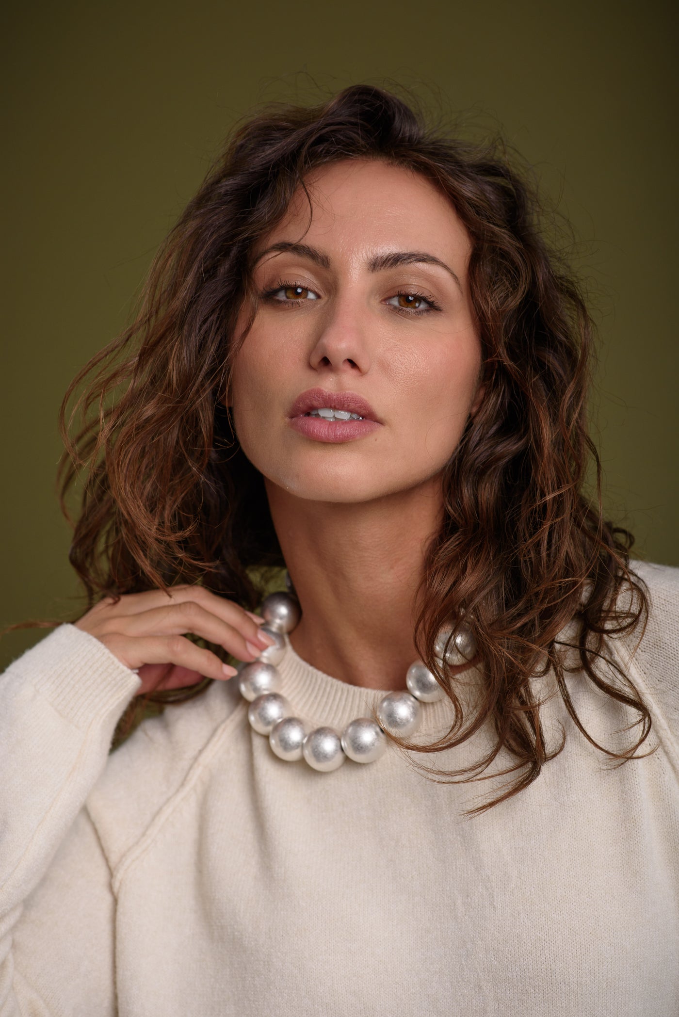 Collar Leire Plateado