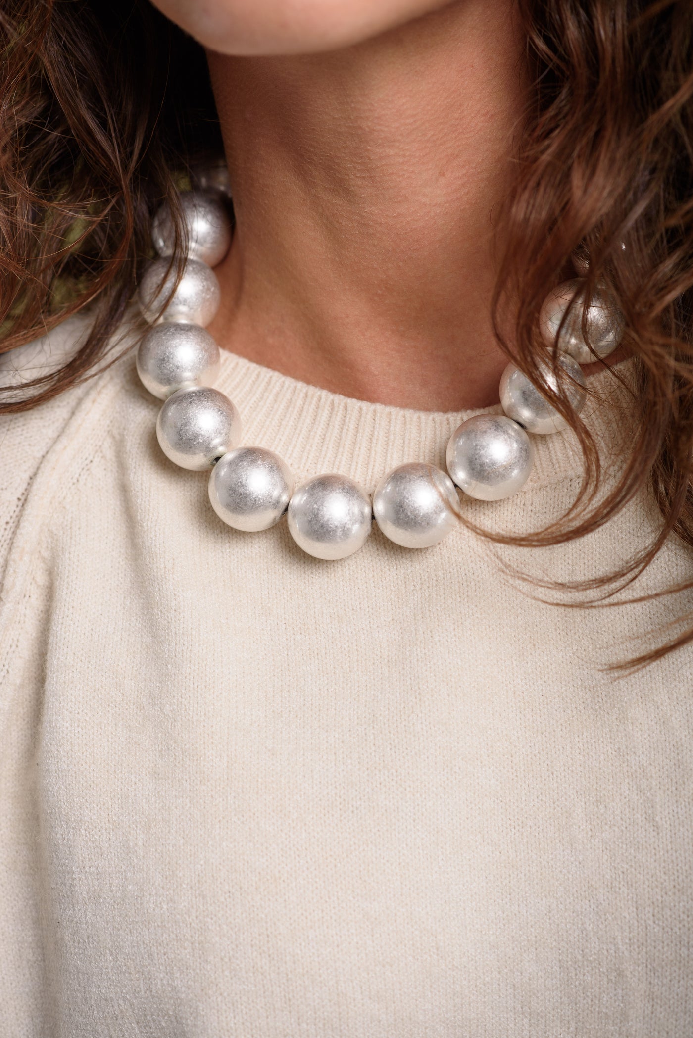 Collar Leire Plateado