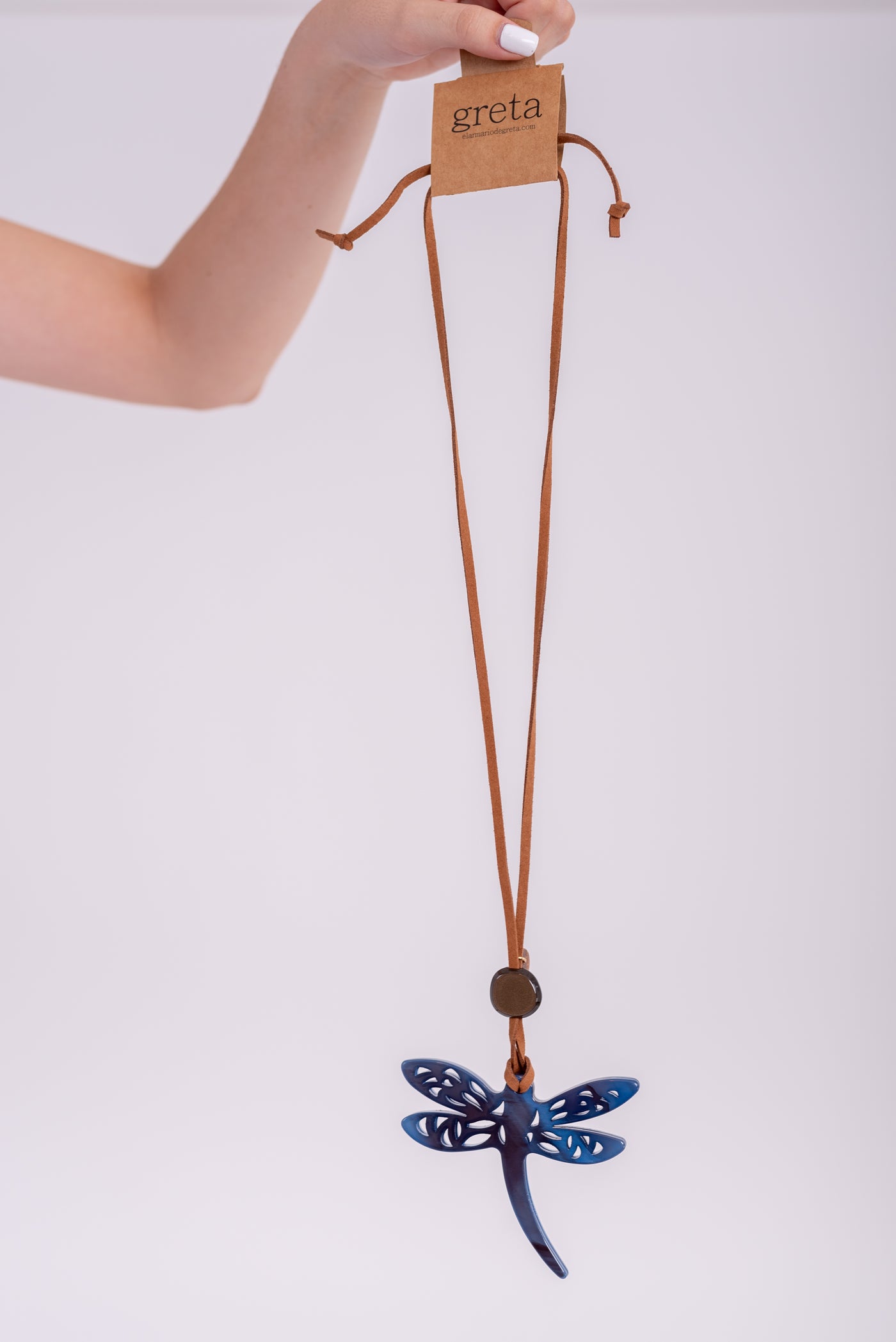 Collar Libelula Azul