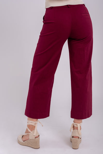 Pantalón Faustina Burdeos