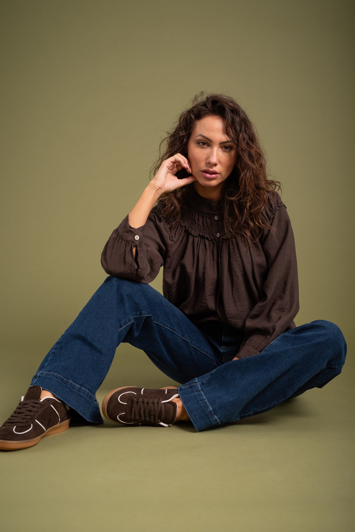 Blusa Adela Chocolate