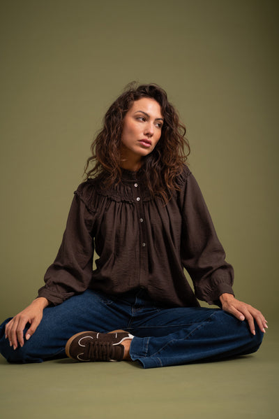 Blusa Adela Chocolate