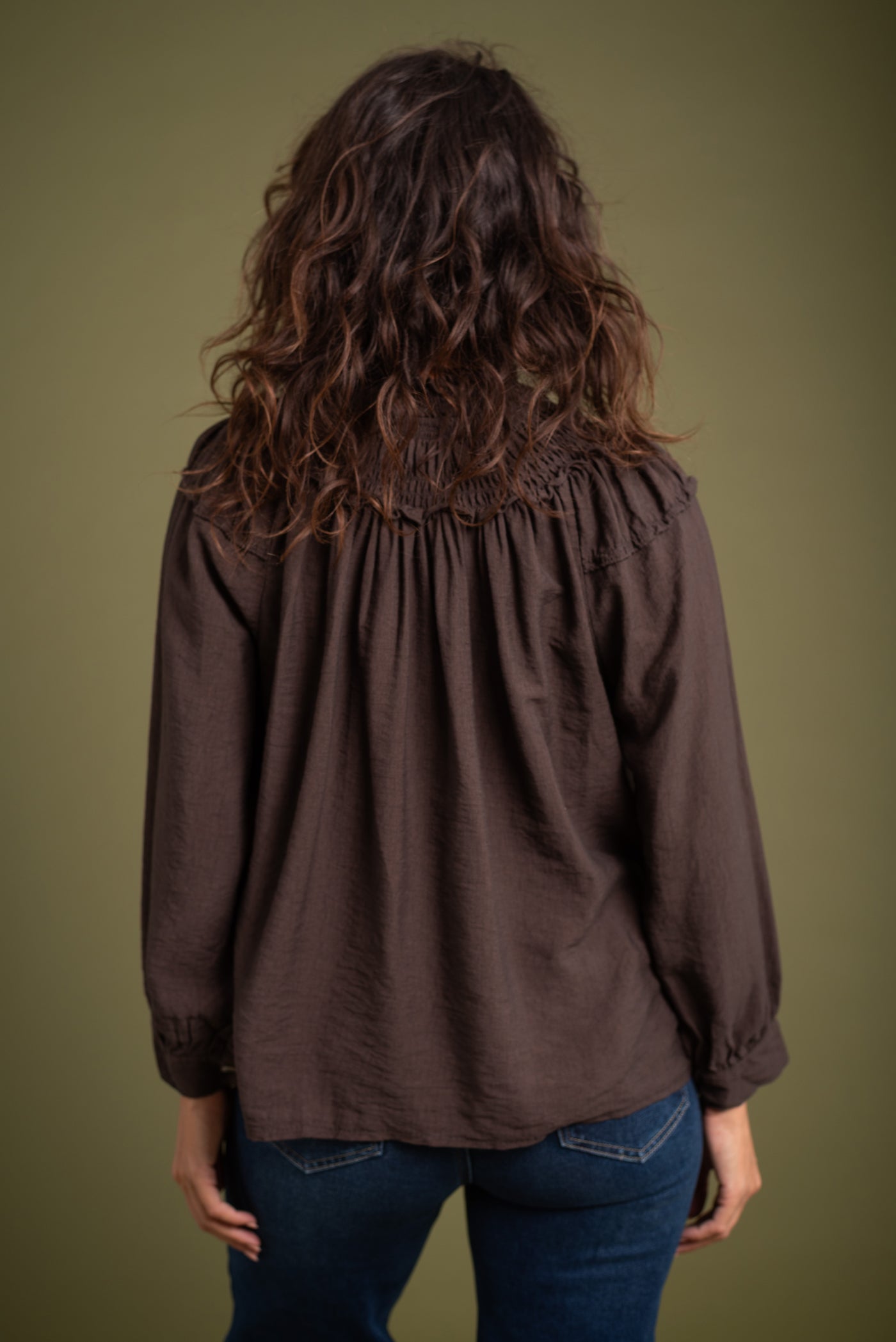 Blusa Adela Chocolate