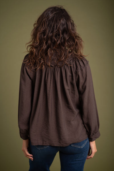 Blusa Adela Chocolate