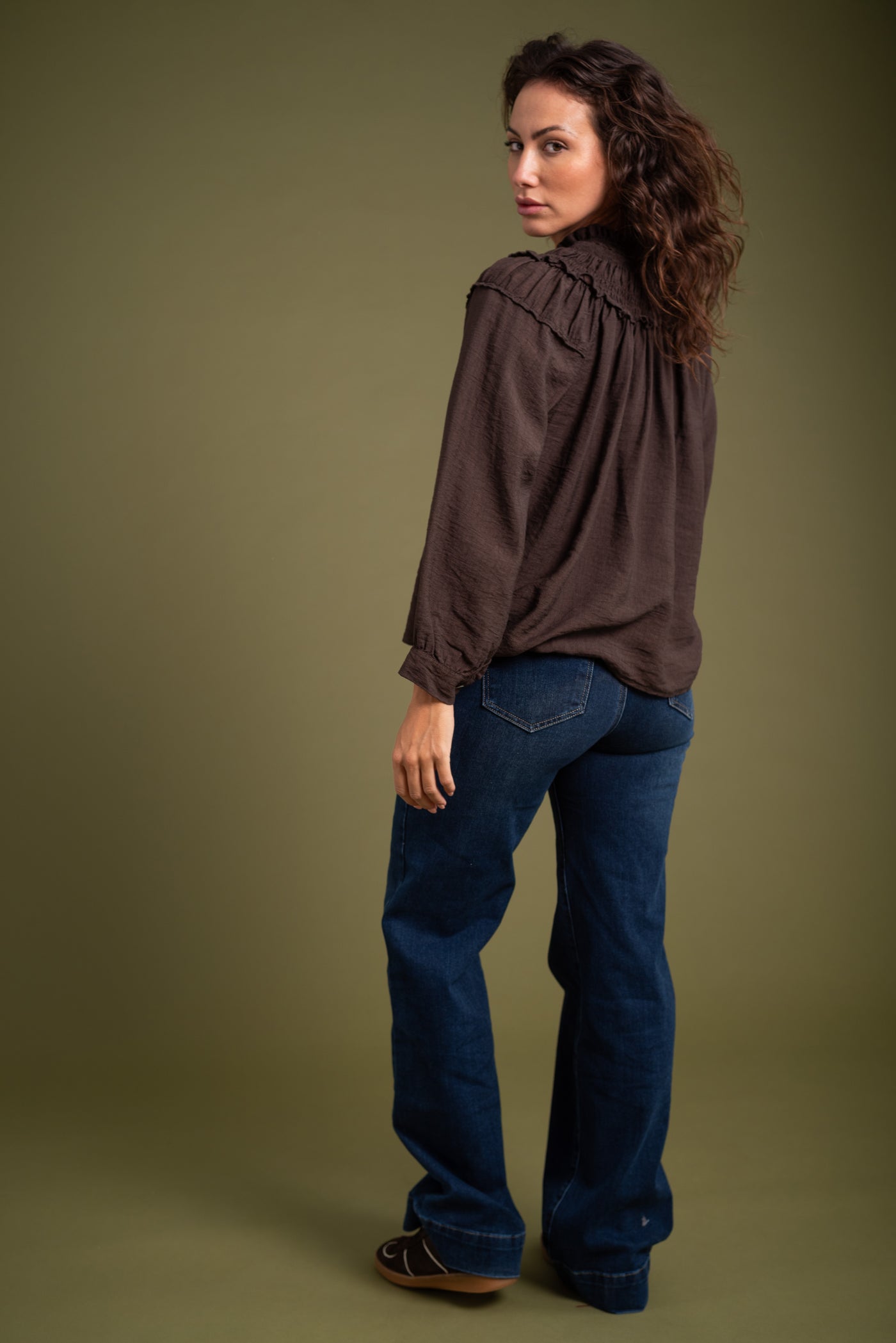 Blusa Adela Chocolate