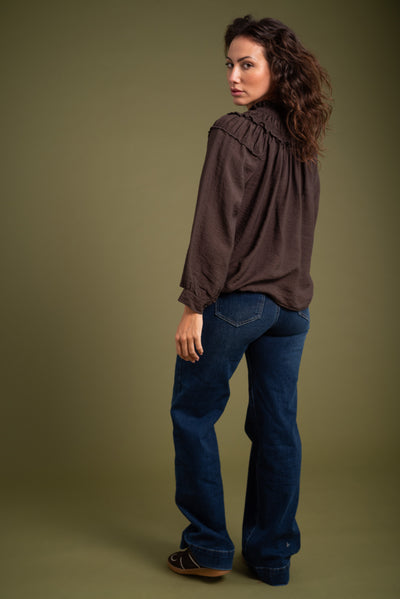 Blusa Adela Chocolate