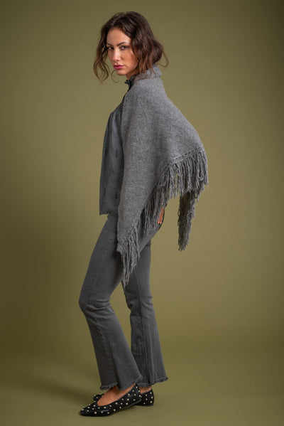 Poncho París Gris