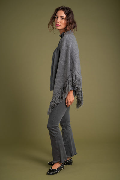 Poncho París Gris
