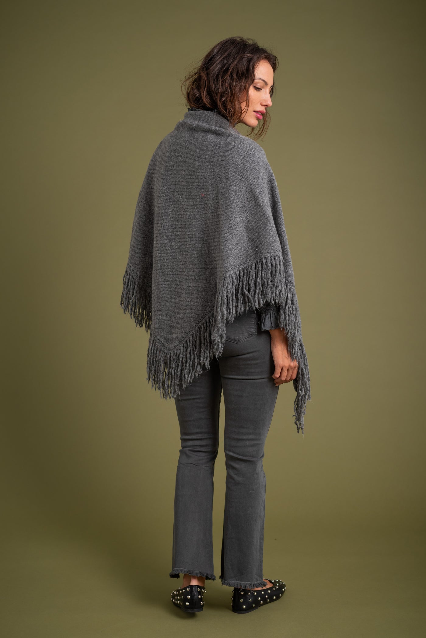 Poncho París Gris