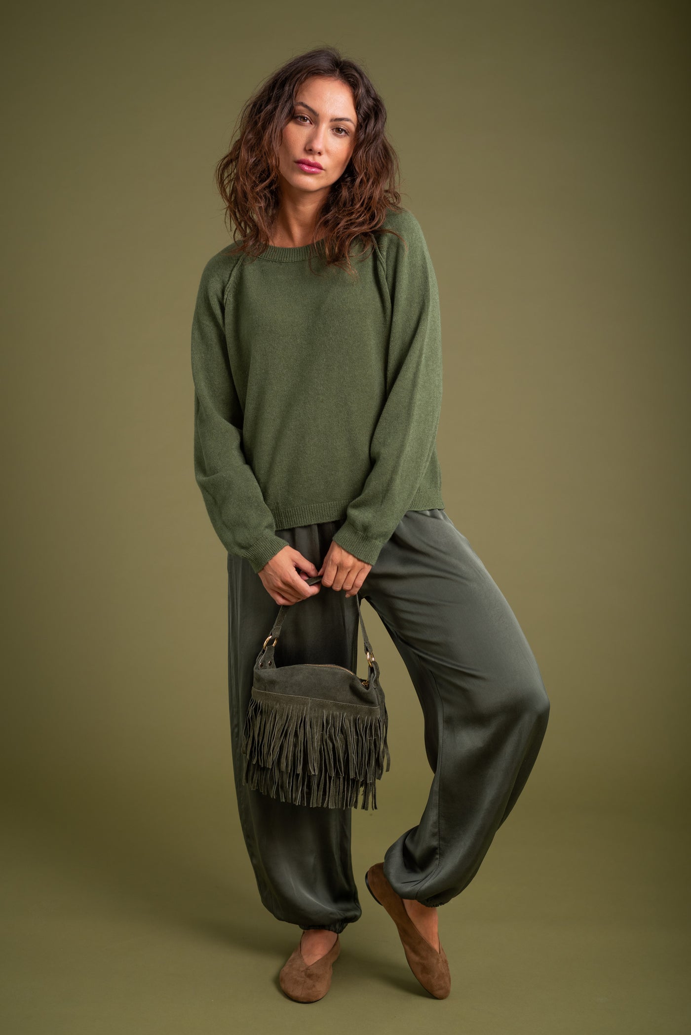 Pantalón Jasmine Verde Caza