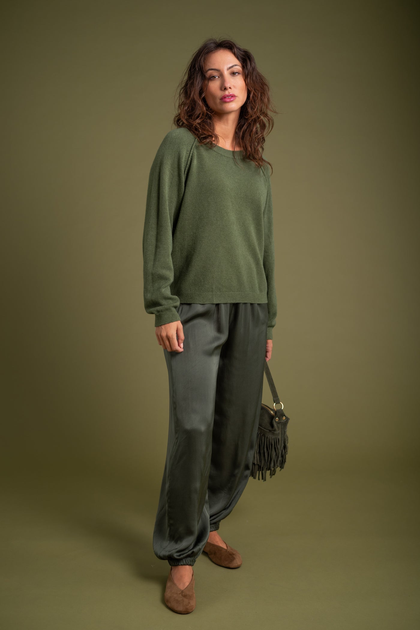 Pantalón Jasmine Verde Caza