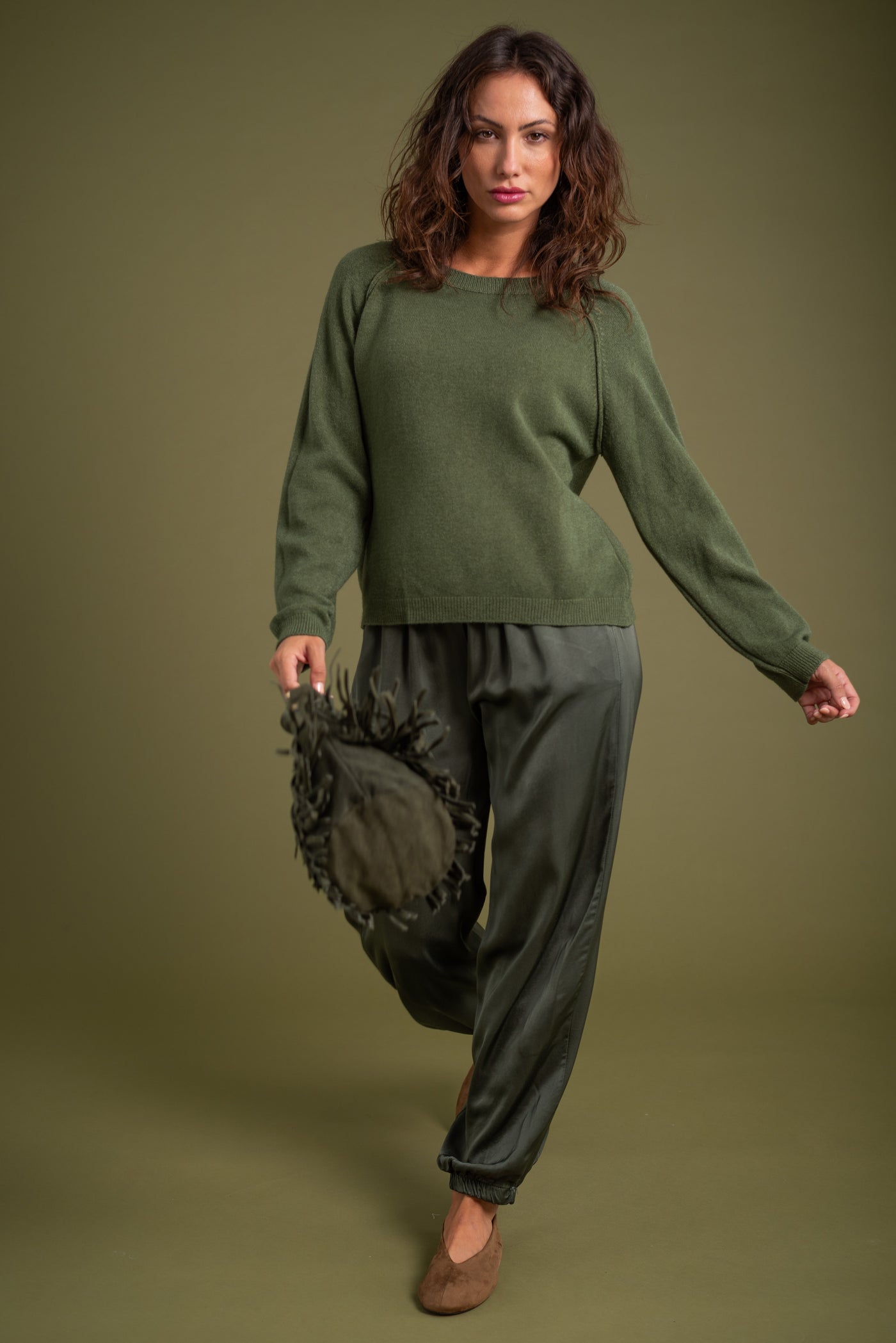 Pantalón Jasmine Verde Caza