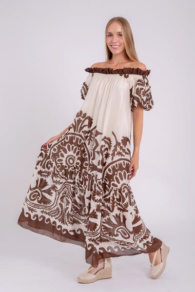 Vestido Baviera Chocolate
