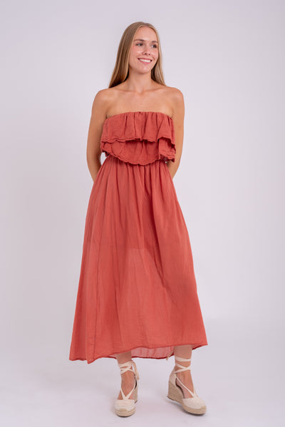 Vestido Dolores Teja