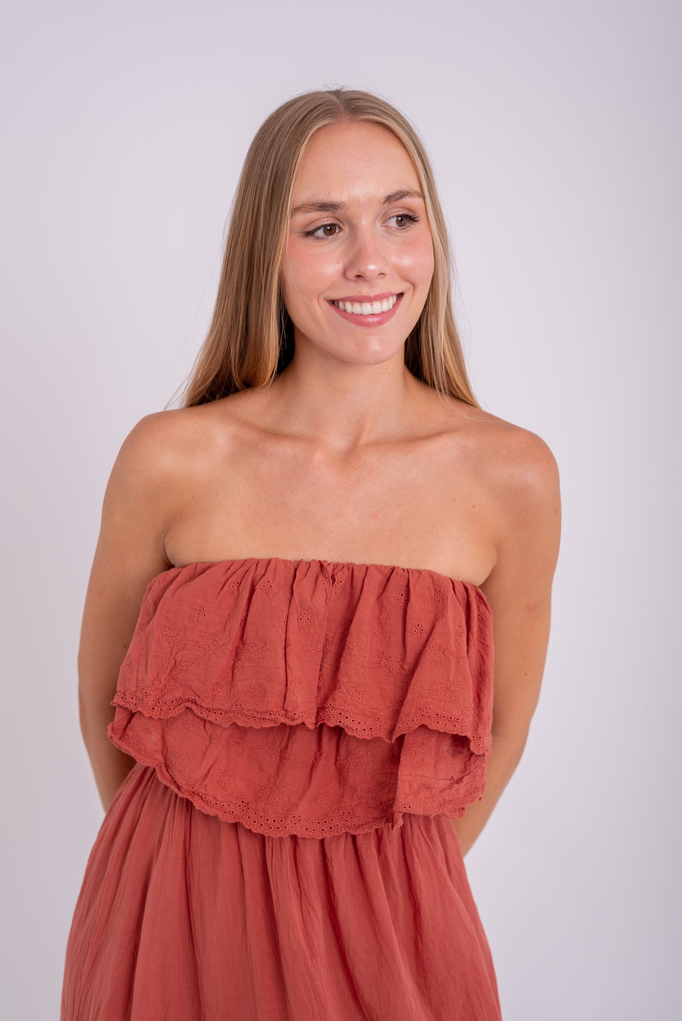 Vestido Dolores Teja