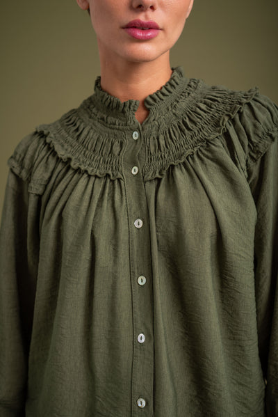 Blusa Adela Verde Caza