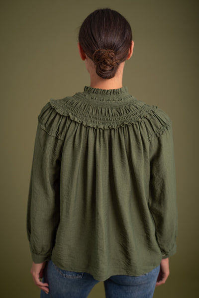 Blusa Adela Verde Caza