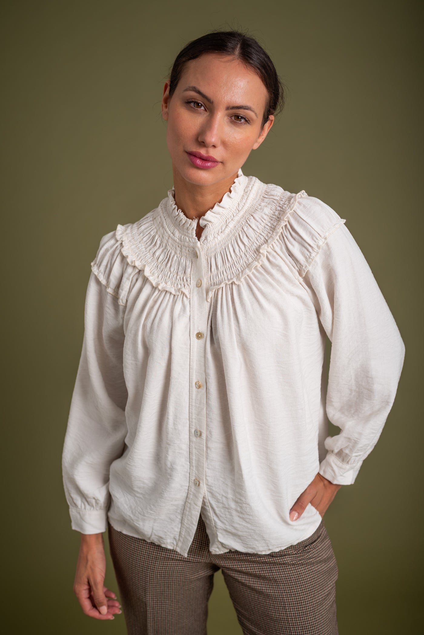 Blusa Adela Crudo