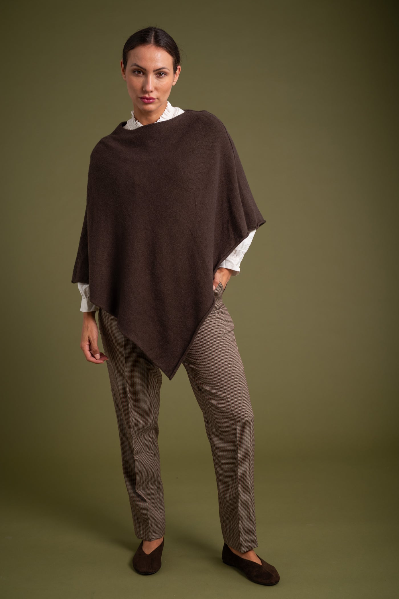 Poncho Úrsula Chocolate